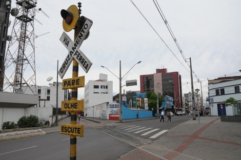 Estrada de Ferro, limite entre Paraná-Santa Catarina - Praça do Contestado